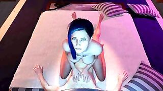 Partners In Crime Cowgirl 3D Porn Cyberpunk