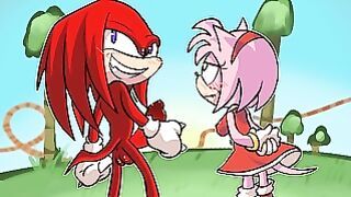 Amy X Knuckles Fucking! Rule34