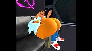 Sticks The Badger X Sonic Oc