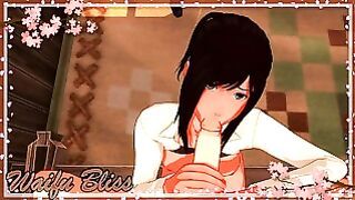 Sasha Blouse Swallows Cum Then Gets A Facial Attack On Titan Hentai