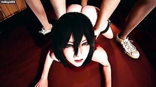 Attack On Titan – Mikasa Ackerman – Doggystyle – Lite Version