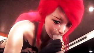 Katarina Gives A Hot Blowjob