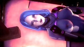 Jinx Is Climbed Onto The Medieval Wooden Pyramid