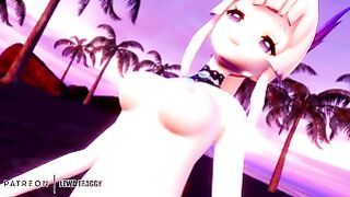 Genshin Impact – Kokomi Beach Pleasure Uncensored Hentai 4K MMD R-18