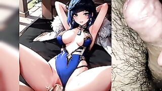 Genshin Impact Yelan Hentai Jerk Off