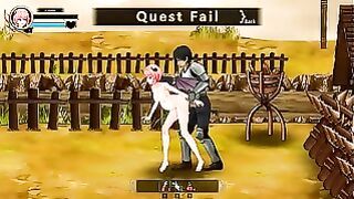 Pink Haired Girl Having Sex With Soldiers In Succubus Guild New Hentai Game Video