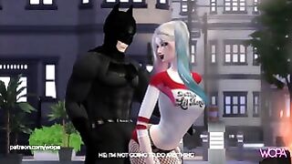 Harley Quinn Teasing Batman Until She Gets The Bat’s Big Dick