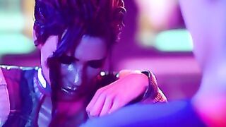 Panam Handjob Cyberpunk 2077 Hentai