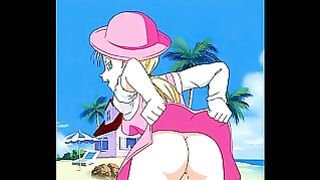 Marron Shows Her Ass Dragon Ball