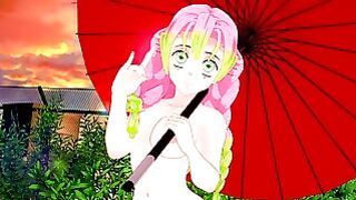 Mitsuri Gets Fucked By You All Night Demon Slayer – Hentai 3D + POV