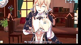 3D/Anime/Hentai, Genshin Impact: Jean Takes A Big Cock In Her Wet Pussy !! POV Multiple Orgasms