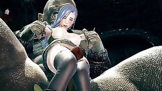 Giant Ork Fuck The Beautiful Elf