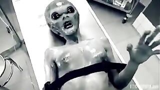 Female Alien fucked during experiments