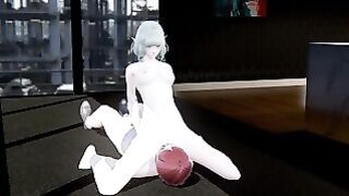 Hentai Uncensored – Sexy Elf Threesome Enjoy With Two Boys