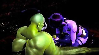Elf Jerking Off Big Green Cock