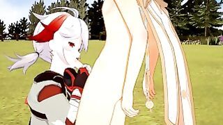 Genshin Impact Yaoi – Kazuha X Aether Hardsex