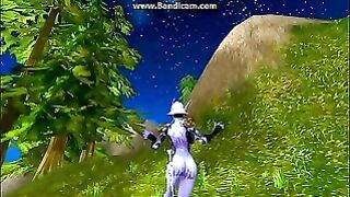 Void Elf Dancing In Celebration Of Getting An Emerald Whelpling