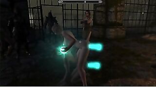 Skyrim Sex Mods. Girls Use Sex Toys For BDSM Games Video Game