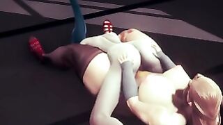 Futa Muscle Elf Fucks Snow Woman