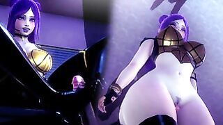 League Of Legends Kda Kai’sa Plays With Her Fans 3D Porn 60 Fps
