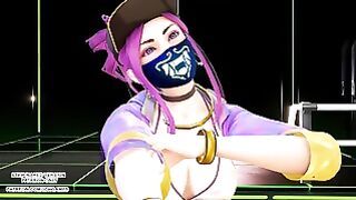 MMD Aespa – Savage Akali Hot Kpop Dance League Of Legends Kda