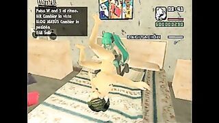 Hatsune Miku In Gta San Andreas Funny Hot Coffe Glish