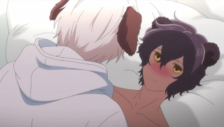 Kuma in the Forest Hibernating 1 - Gay hentai furry bear Nowa in romantic yaoi with wolfhound Airi