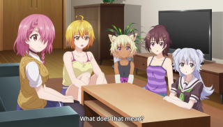 Super HxEros (uncensored) 11 - Ecchi - Anime schoolgirl talk gossip while taking a bath