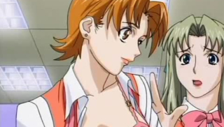 Hot anime secretary is taken from behind by stiff boss cock