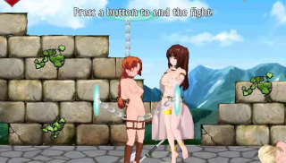 Warrior babe fights then gets fucked by fairies and hentai futa babes