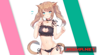 Your cute catgirl anime waifu gives you a blowjob - sound only ASMR
