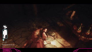 Animated girl is having sex with a new male lover in Skyrim