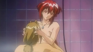 Sexy anime redhead has a steamy romantic fuck in the shower