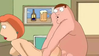 Peter and Lois Griffin from Family Guy have a dirty fuck at the office