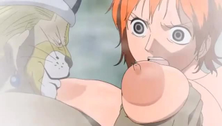 Anime Cheetah man is suckling this redheads big tits