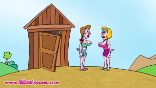 Blowtoon's Cheeky Tales - Three Pigs chased by the big bad horny wolf